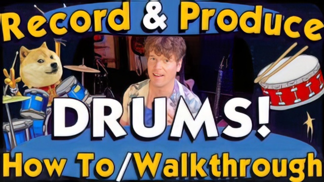 Drum Recording & Production For Beginners! #cuomomusiccreation